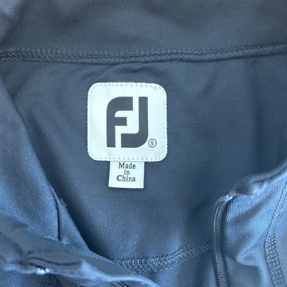 Ladies Golf Athletic FootJoy Black Zip Up Lightweight Jacket Small - Picture 9 of 11